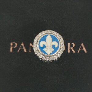 Pandora New Orleans Saints NFL Logo Charm Bead S925 Silver with box